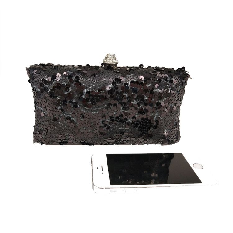 Shining Sequins Rhinestone Clutch For Kvinner