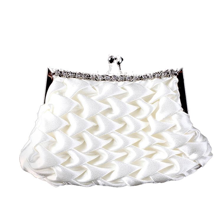 Skallformet Strikket Haspe Kvinner Clutch