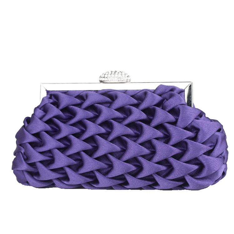 Skallformet Strikket Haspe Kvinner Clutch