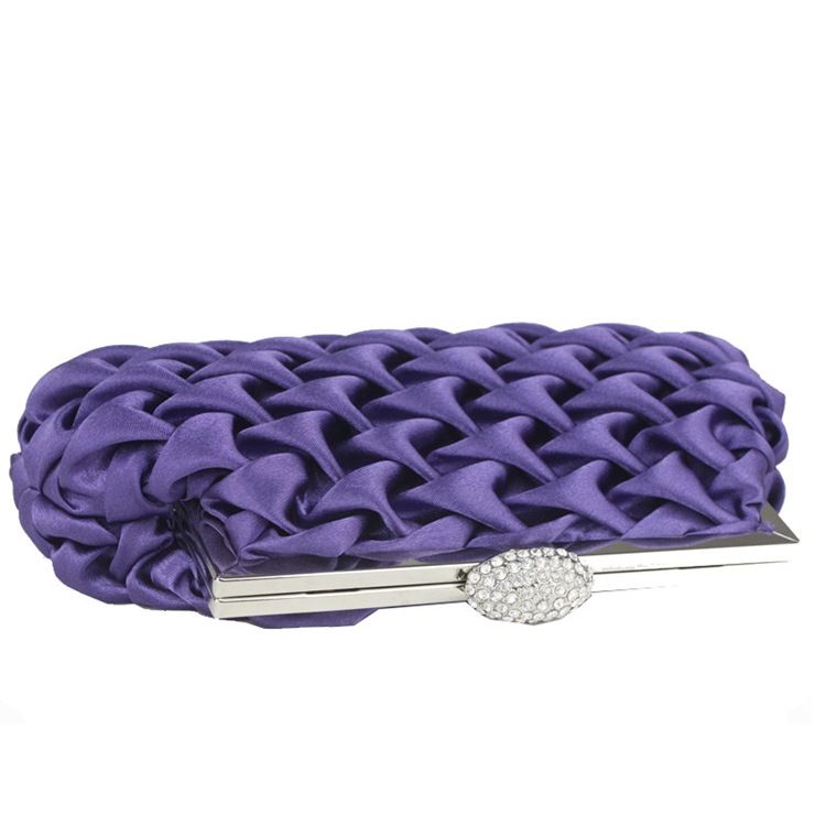 Skallformet Strikket Haspe Kvinner Clutch