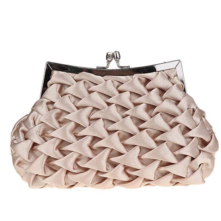 Skallformet Strikket Haspe Kvinner Clutch