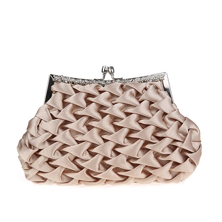 Skallformet Strikket Haspe Kvinner Clutch