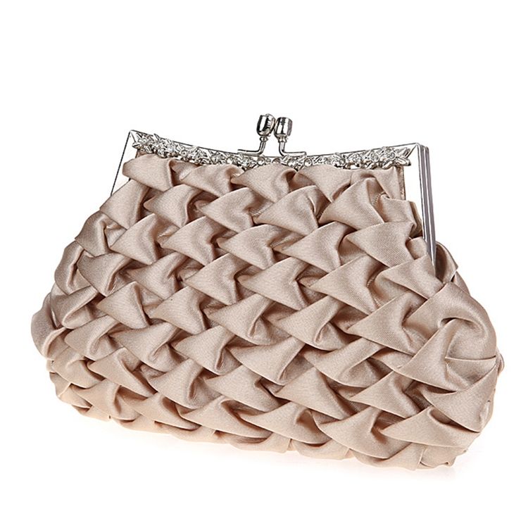 Skallformet Strikket Haspe Kvinner Clutch