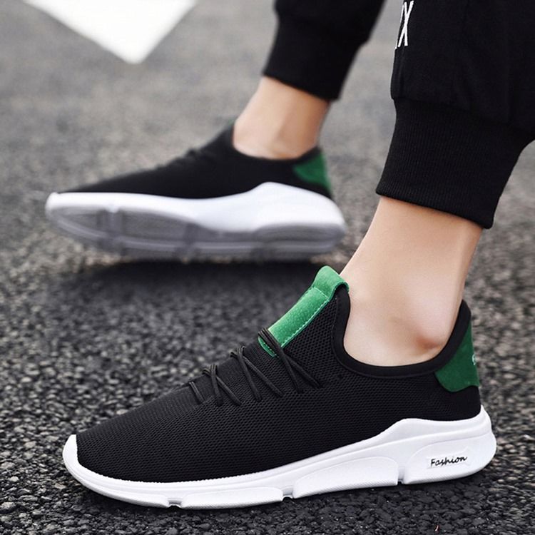 Color Block Lace-up Menn Joggesko