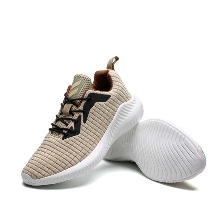 Flyknit Color Block Lace-up Outdoor Sneakers For Menn