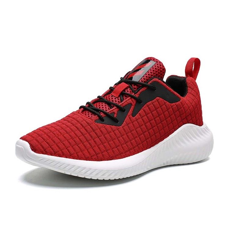 Flyknit Color Block Lace-up Outdoor Sneakers For Menn