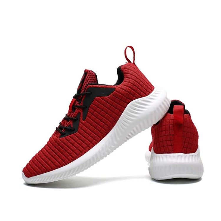 Flyknit Color Block Lace-up Outdoor Sneakers For Menn