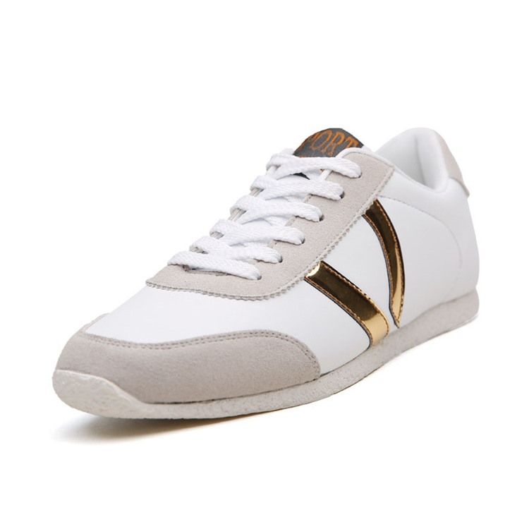 Pu Casual Block Snørebånd Herre Casual Sneakers