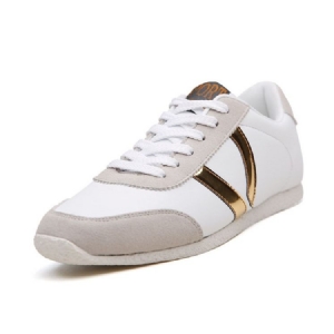 Pu Casual Block Snørebånd Herre Casual Sneakers