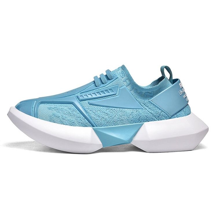 Round Toe Low-cut Upper Snøring Herre Mesh Sneakers