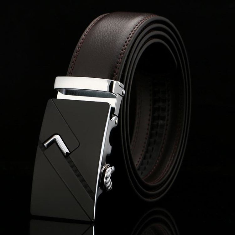 Herre Alloy Business Leather Belt