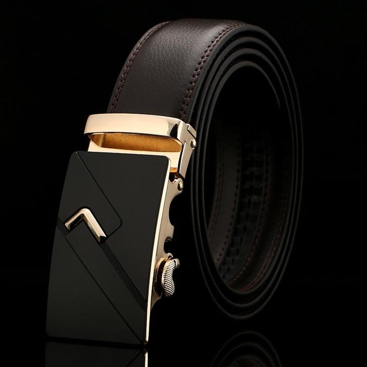 Herre Alloy Business Leather Belt