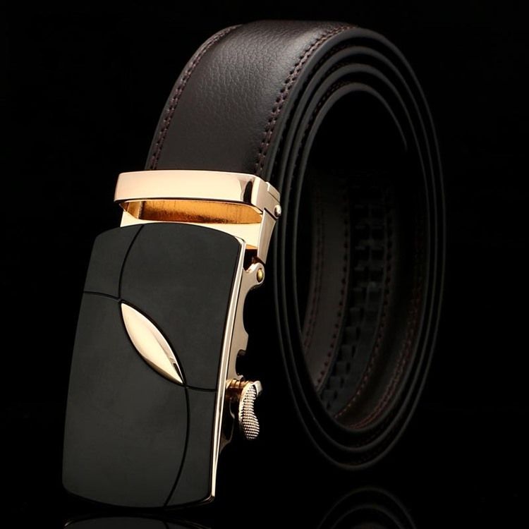 Herre Alloy Business Leather Belt