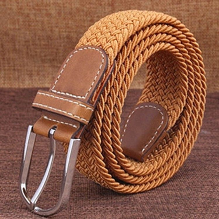 Herre Pin Buckle Casual Canvas Belt