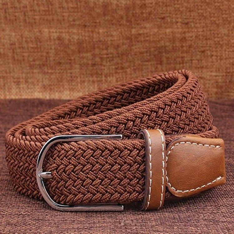 Herre Pin Buckle Casual Canvas Belt