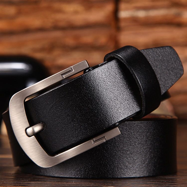 Menns Lærstiftspenne Casual Alloy Belt