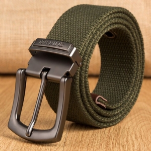 Pin Buckle Woven Strap Herre Belt