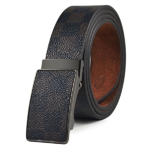 Plaid Patterns Automatic Buckle Herre Belt