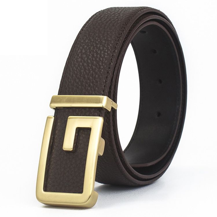 Smooth Buckle Men Belt