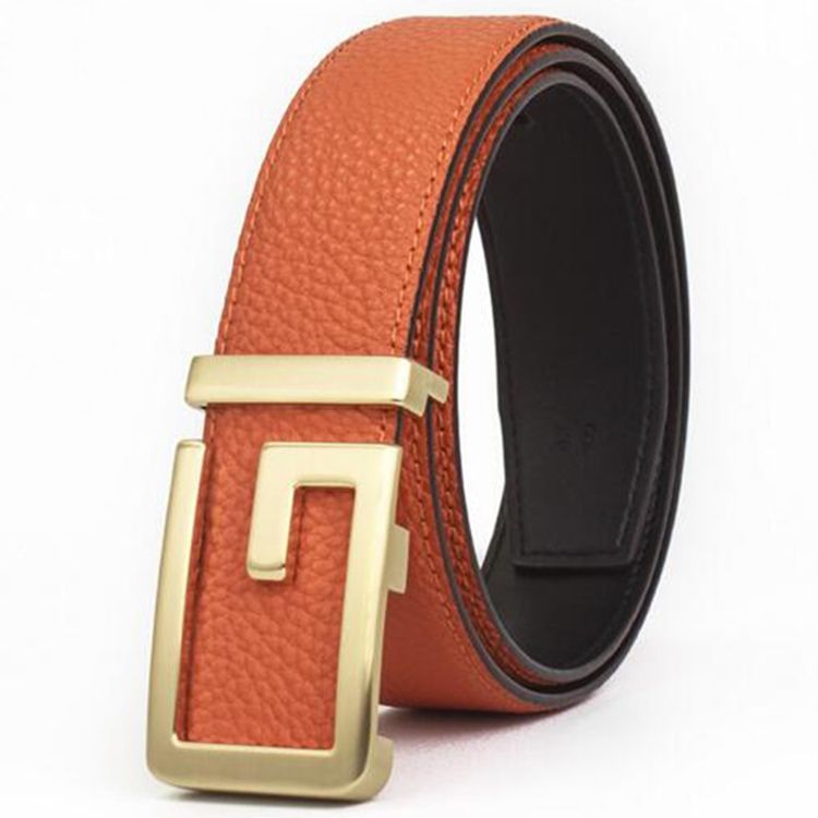 Smooth Buckle Men Belt