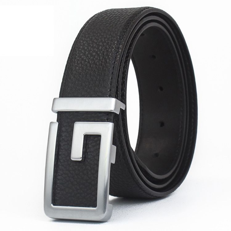 Smooth Buckle Men Belt