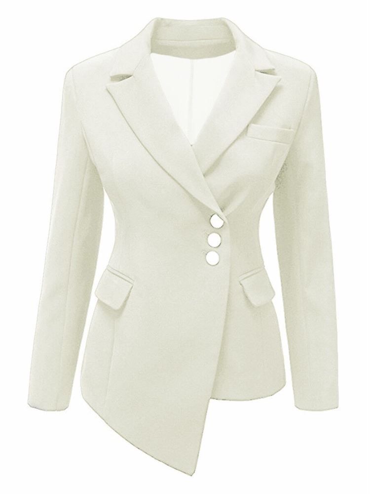 Asymmetrisk Blazer For Vanlig Revers