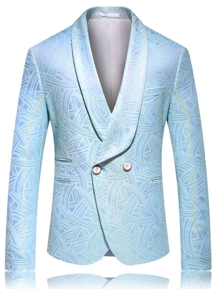 Fashion Notched Lapel Single Breasted Herre Blazers