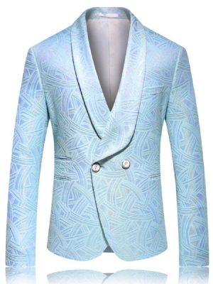 Fashion Notched Lapel Single Breasted Herre Blazers