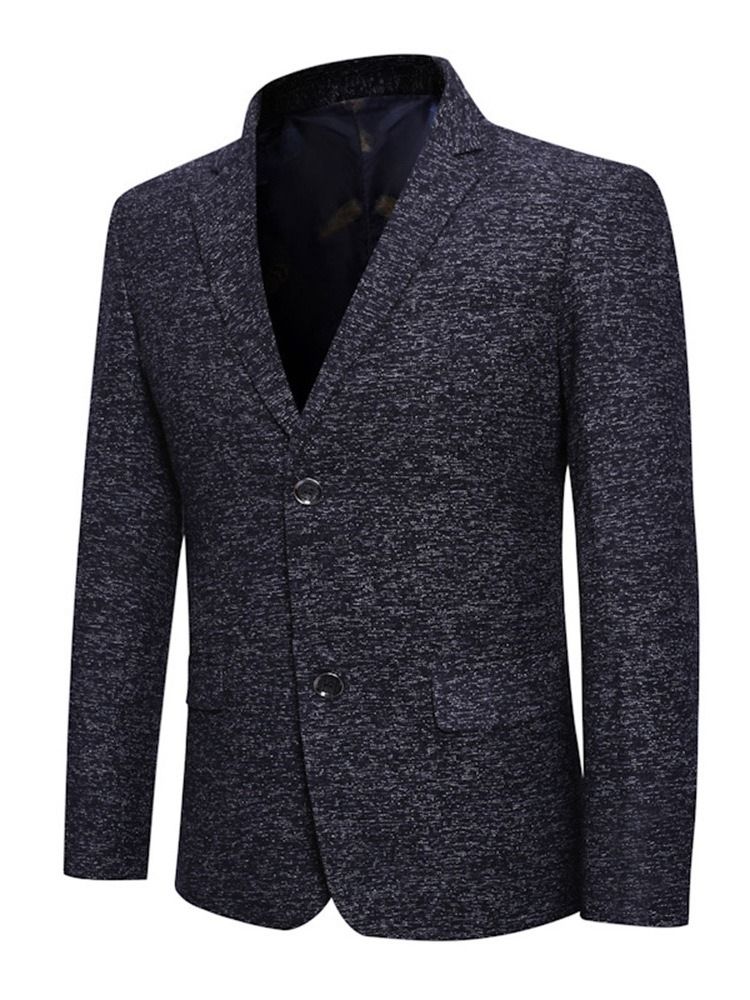 Mote Single-breasted Notched Lapel Blazer For Menn