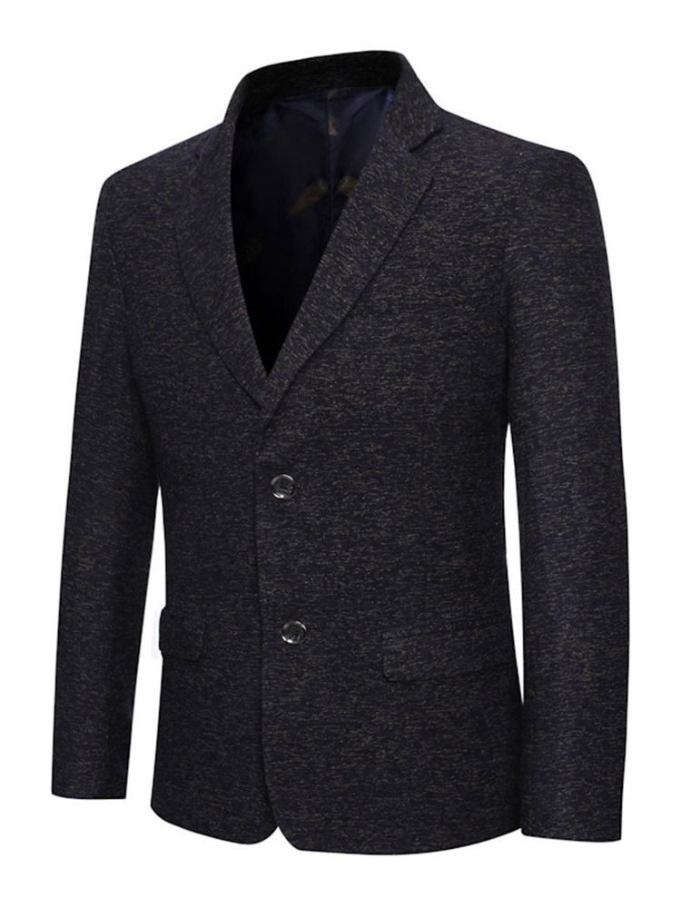 Mote Single-breasted Notched Lapel Blazer For Menn