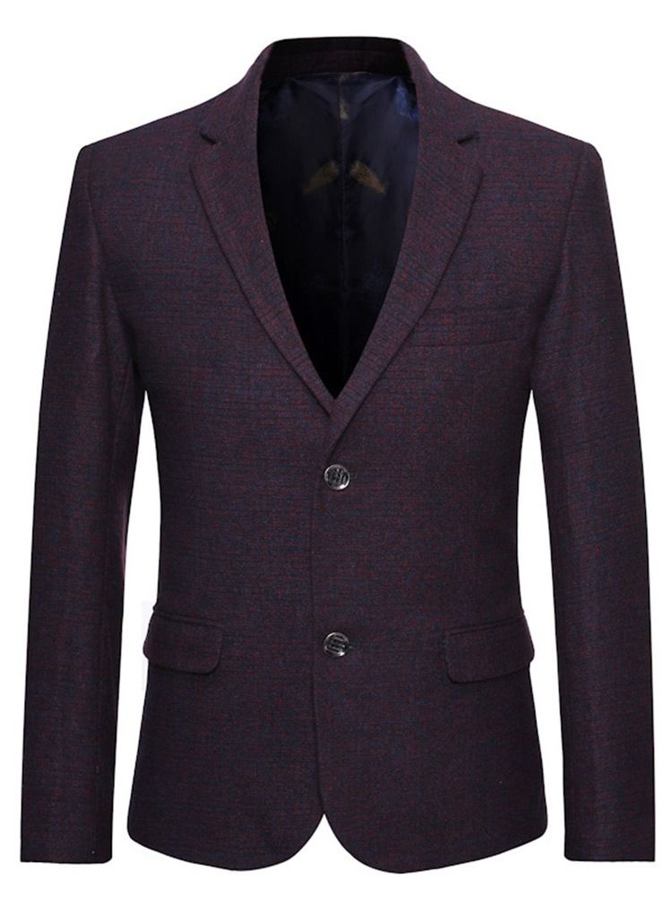 Mote Single-breasted Notched Lapel Blazer For Menn