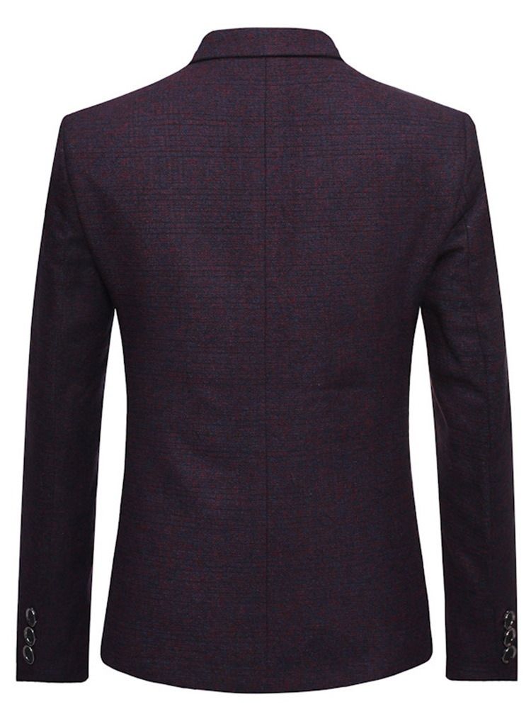 Mote Single-breasted Notched Lapel Blazer For Menn