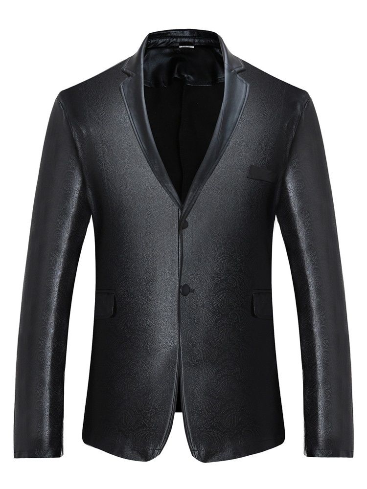 Single-breasted Slim European Blazer For Menn