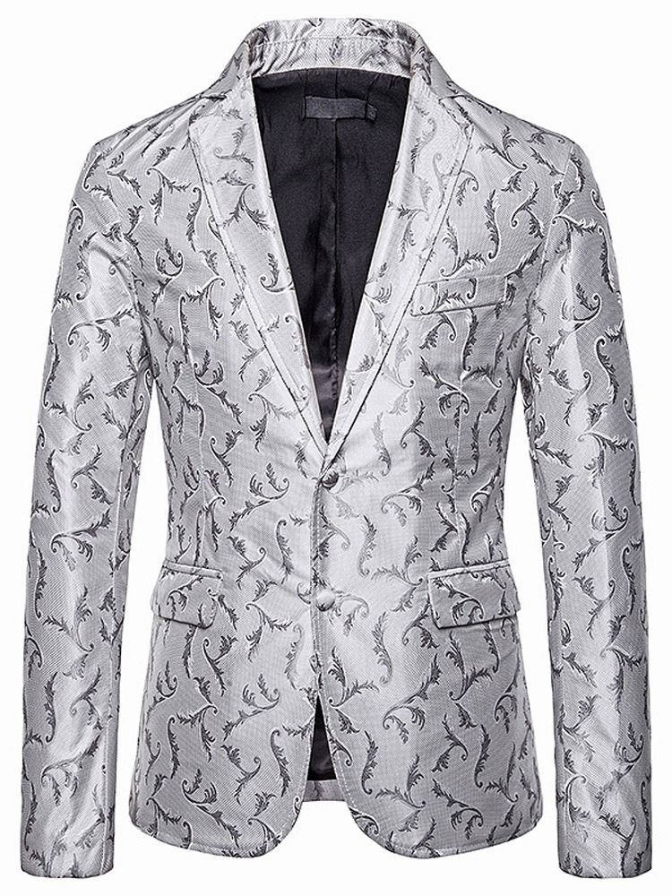 Skriv Ut En Single-breasted Fritidsblazer For Menn