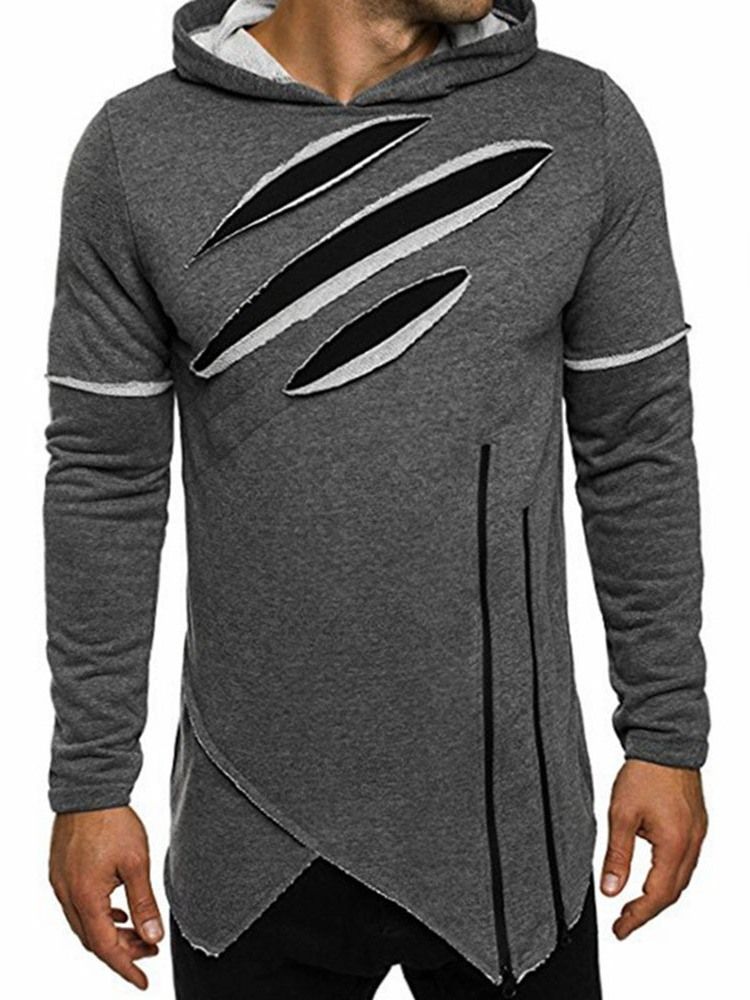 Pullover Slim Hoodies For Menn