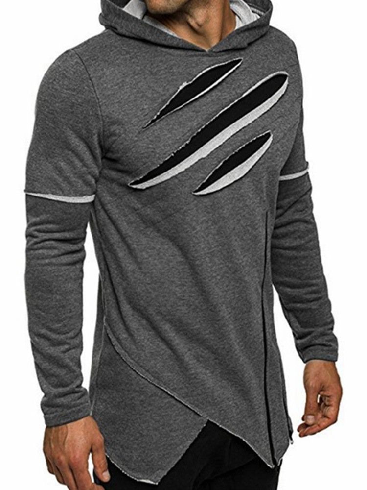 Pullover Slim Hoodies For Menn