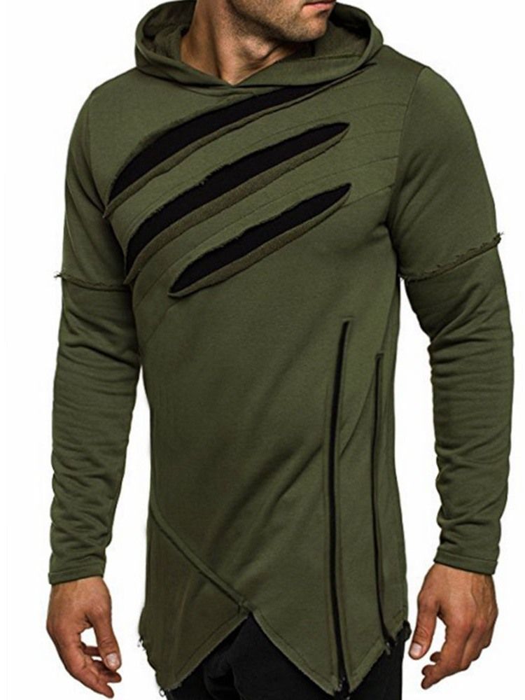 Pullover Slim Hoodies For Menn