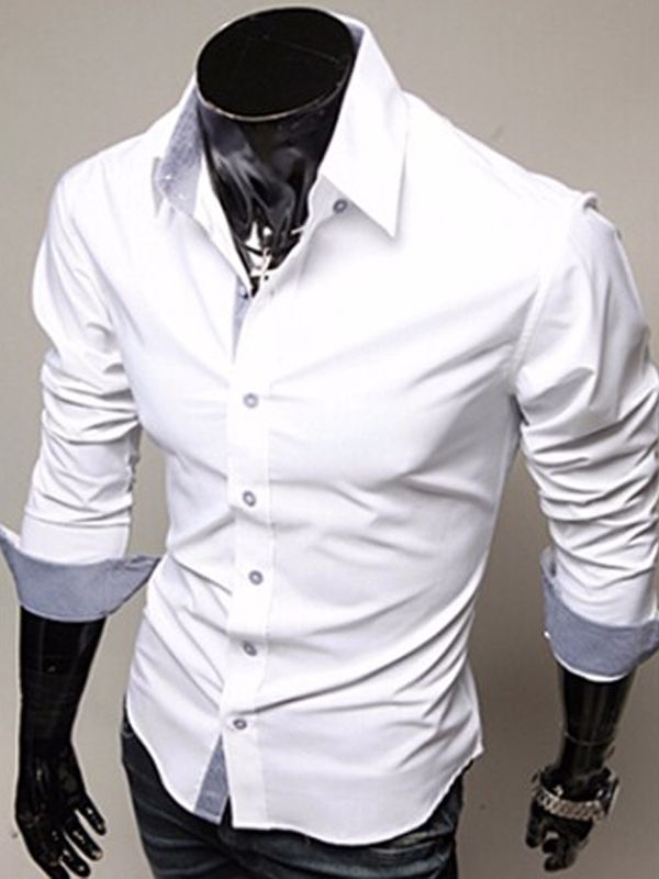 Slim Shirt For Menn