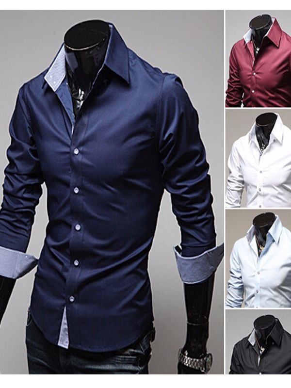 Slim Shirt For Menn