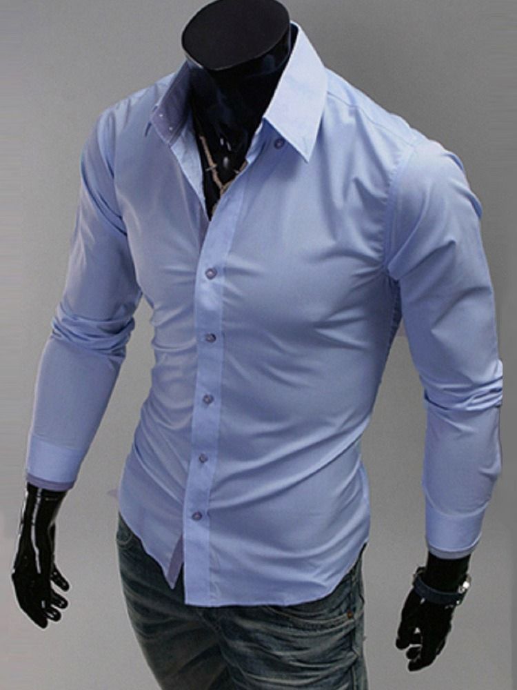 Slim Shirt For Menn