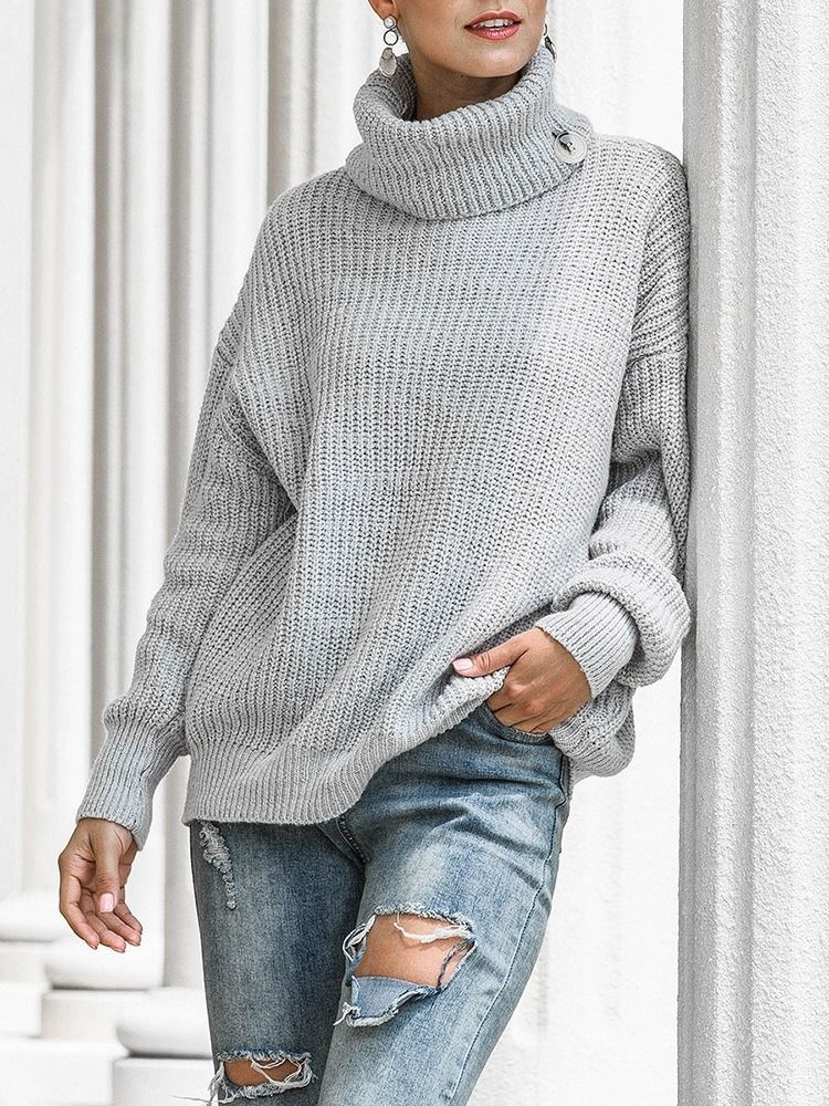 Tykk Regular Loose Turtleneck Damegenser