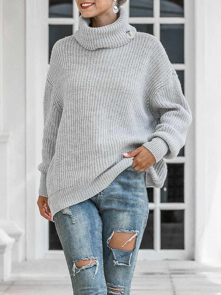 Tykk Regular Loose Turtleneck Damegenser