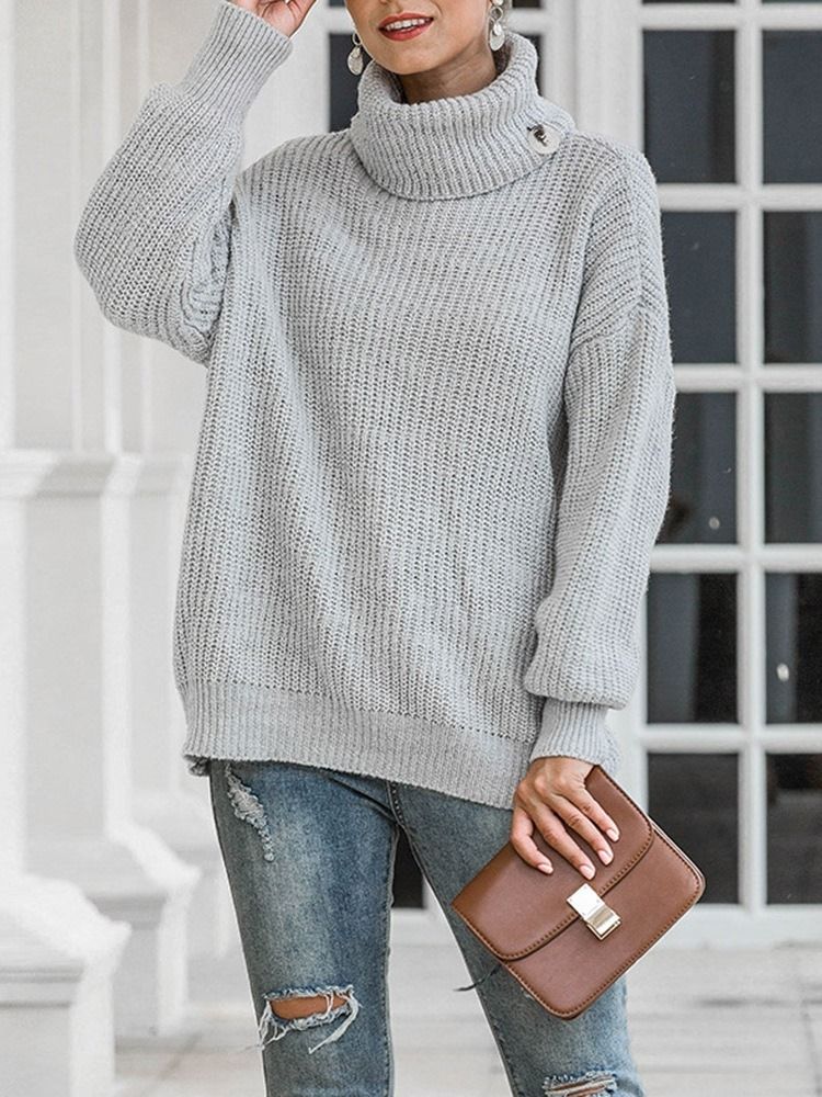 Tykk Regular Loose Turtleneck Damegenser