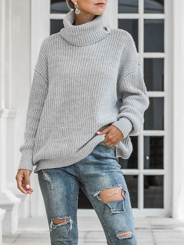 Tykk Regular Loose Turtleneck Damegenser