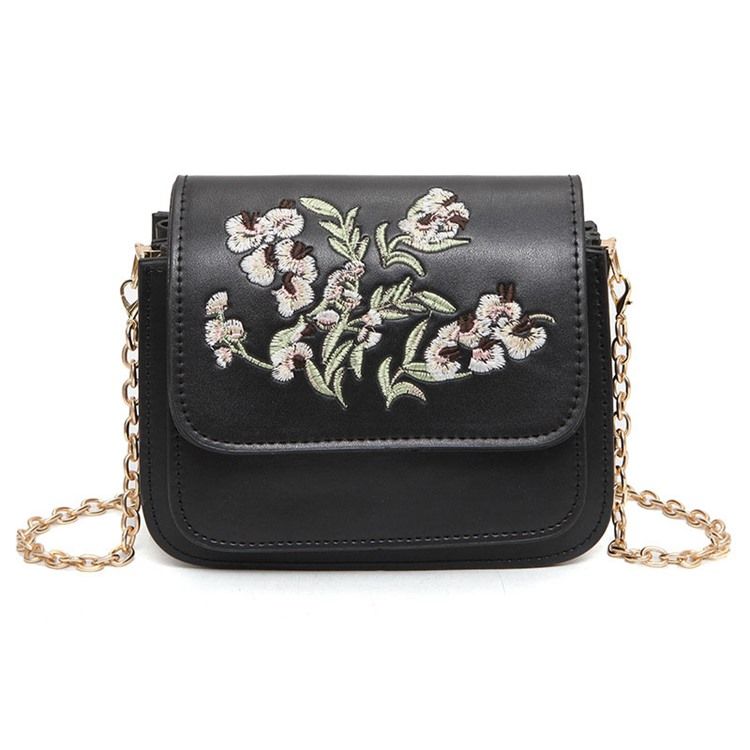 All Match Broderi Multilayer Crossbody Bag