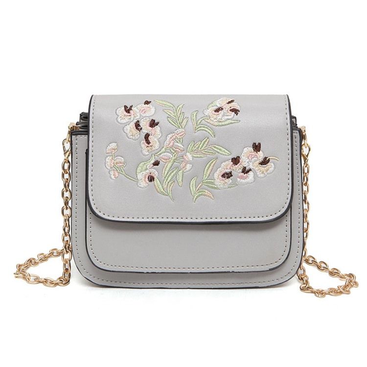 All Match Broderi Multilayer Crossbody Bag