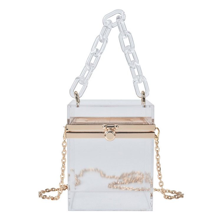 Chain Plain European Flap Crossbody Bags