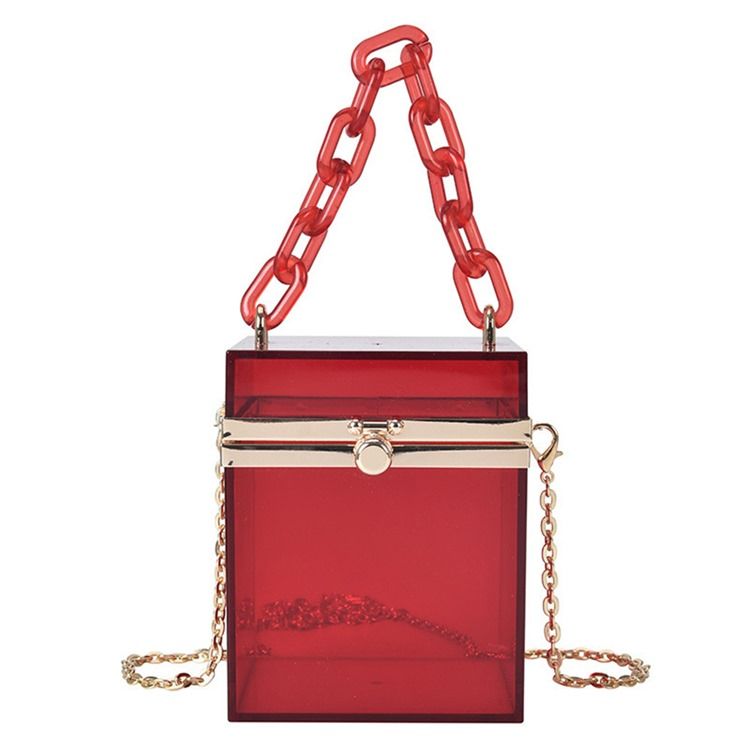 Chain Plain European Flap Crossbody Bags