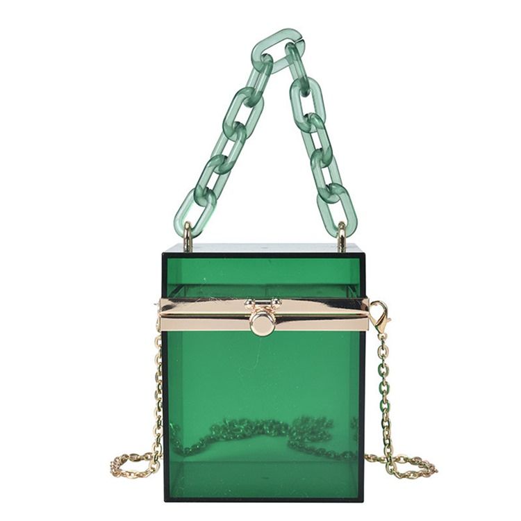 Chain Plain European Flap Crossbody Bags