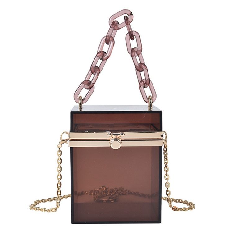 Chain Plain European Flap Crossbody Bags